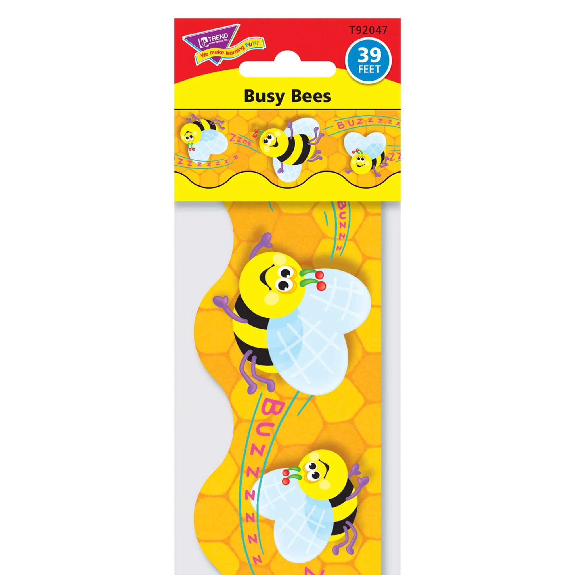 Trend Enterprises® Terrific Trimmers® Busy Bees Borders, 234ft.